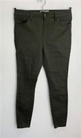 BNWT Fat Face Skye Skinny trouser jeans 10 L 28 NEW stretch dark green chino - 10 Regular
