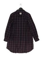 FatFace Shirt Midi Dress UK14 in Purple RRP £65