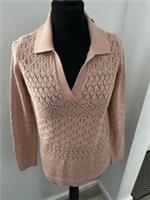 Fat Face Charlotte Collar Peach Jumper Sweater Size 8 New With Tags - 8 Regular