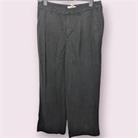 Fatface Womens Trousers Wide leg Charcoal Black Trousers UK16 Regular - 16 Regular