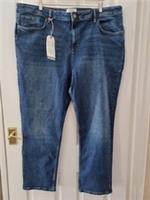 Fat Face Sway Slim Jeans Size 24 Reg Blue New With tags BNWT - 24 Plus