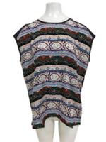 FAT FACE Ladies Elena Bloomsbury Multi Striped Patterned Top BNWT UK16 RRP £32