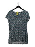 Fat Face Women's T-Shirt M Blue 100% Viscose Basic New with tags