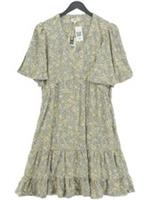 Fat Face Skater Mini Dress UK10 in Multi