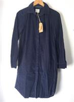 Fat Face Chester Cord Shirt Dress UK 6 L Womens Dark Navy Blue Corduroy Size - 6 Regular