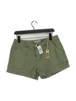 Fat Face Women's Shorts S Green 100% Cotton Cargo New with tags