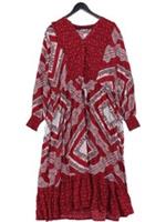 Fat Face Maxi Dress UK14 in Red