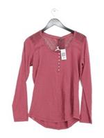 Fat Face Women's Top UK 14 Red 100% Cotton Basic New with tags