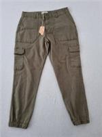 Fat Face Hythe Cargo Trousers Size 16 Regular Green RRP &pound;55 New With tags BNWT - 16 Regular