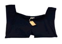 Fat Face Ladies Black Jersey Leggings Modal Cotton MIx Sport Casual UK 18 EU 46