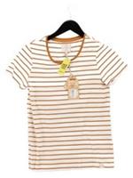 Fat Face Women's T-Shirt UK 8 White 100% Cotton Basic New with tags