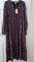 Fat Face Joyce Jewel Bloom Dress Size 20S Short Floral Midaxi RRP &pound;69 New Tags - 20 Petites