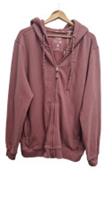 FatFace Brooke Zip-Through Hoodie - Dusky Pink - Size 2XL Regular - 2XL Regular