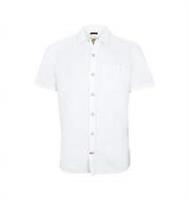 Fatface Mens White Ashby Collared Shirt Tee Top [923447] Size XS - XS Regular