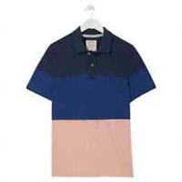 FatFace Mens Osbourne Block Stripe Polo Shirt Navy Size M BNWT NEW