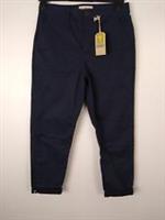 Fat Face Women's Rye Chino Trousers Size 8 Navy Cotton Blend RRP £48 New F2 - 8 Regular