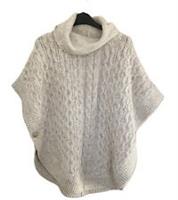 Fat Face Cable Knit Cowl Neck Penny Poncho Size Small BNWT RRP £75 - S Regular