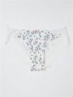 Fat Face Mabel Floral Cheeky Knickers in Cream - 16 Regular