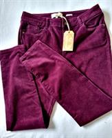 Fat Face Women's Maroon Corduroy Trousers Size 14 Brand New With Tags - 14 Regular