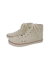 Fat Face White Leather Trainers UK 6.5 EU 40 Women High Top Lace Up Zip Sneaker