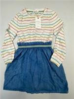 Fat Face girls dress age 4-5 years striped