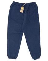 FAT FACE Womens Loose Fit Joggers Trousers UK 12 Medium W34 L27 Blue BE15 - 12 Regular