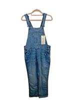 Fat Face Lewes Dungarees Womens Size UK 10 Blue Denim Straight Bib Overalls Ligh - 10 Regular