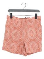 Fat Face Women's Shorts S Orange 100% Linen Sweat New with tags