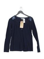 Fat Face Women's T-Shirt UK 14 Blue 100% Cotton Basic New with tags
