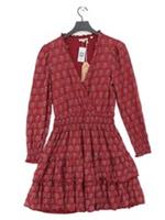 Fat Face Skater Mini Dress UK8 in Red