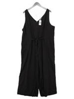 Fat Face Women's Jumpsuit UK 22 Black Linen with Viscose Jumpsuit New with tags