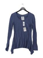 Fat Face Women's Top UK 14 Blue 100% Linen Basic New with tags