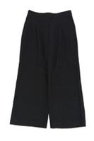 FatFace Women's Trousers Size 12 Black Mix Check Pleated Front Pockets New - 12 Regular