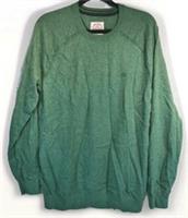 Fat Face Green Jumper Men's Size Medium Long Sleeve Wool Cotton Knit Sweater - M Regular