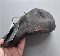 Fat Face Cap Newsboy Mens One Size Grey Tweed Check Lined Baker Boy Classic