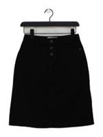 Fat Face Women's Mini Skirt XS Black 100% Cotton Short Mini New with tags