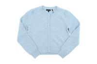 Copper & Black Women's Cardigan Size 12 Light Blue Wool Blend Button New - 12 Regular