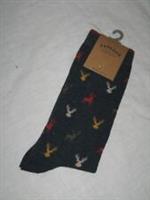 BNWT FAT FACE Mens Multi Stag Socks Navy Blue Size 6.5 - 9