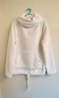 Gorgeous FatFace Ivory Soft Fleece Roll Neck Top Sweatshirt - Size 10 - NEW!
