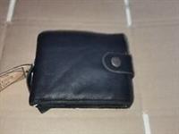 FatFace Genuine Leather Raw Edge Mens Wallet Black