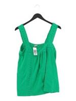 Fat Face Women's T-Shirt UK 10 Green Cotton New with tags