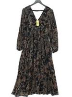 Fat Face Maxi Dress UK14 in Multi