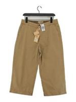 Fat Face Men's Trousers M Tan 100% Cotton Wide-Leg Capri New with tags