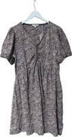 Fatface Nell Print Short Sleeve V-neck Dress Size Uk 14r Nwt - 14R Regular