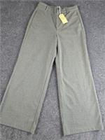 Fat Face Trousers Womens Size 8R Presley Mini Check Wide Leg Smart Casual New - 8 Regular