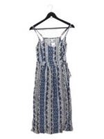 Fat Face Maxi Dress UK8 in Multi