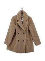 Fat Face Women's Coat UK 18 Tan 100% Polyester Overcoat New with tags