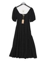 Fat Face T-Shirt Midi Dress UK10 in Black