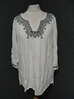 Fat face Bantham Embroidered Top White UK 14 RRP £35 LN024 CC 11 - 14 Regular