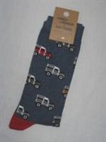 BNWT FAT FACE Mens Multiple Land Rover Socks Navy Blue Size 6.5 - 9